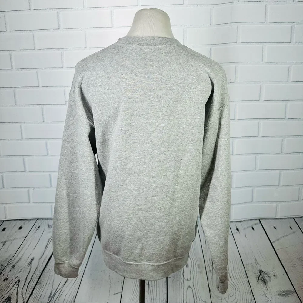 Harry Potter Heather Gray Hogwarts Crest Sweatshirt - Size Medium - Picture 6 of 11